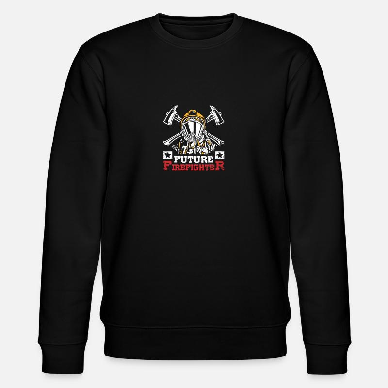 Future firefighter - Stanley/Stella CHANGER Unisex Organic Sweatshirt - black