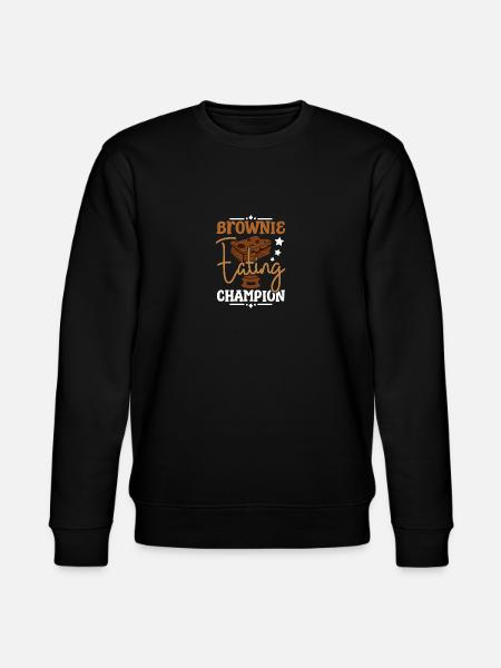 Brownie eating champion - Stanley/Stella CHANGER Unisex Organic Sweatshirt - black