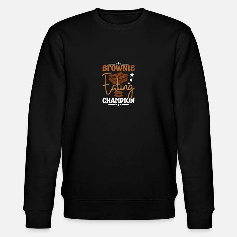Champion mangeur de brownies - Sweat bio CHANGER Stanley/Stella Unisexe - noir