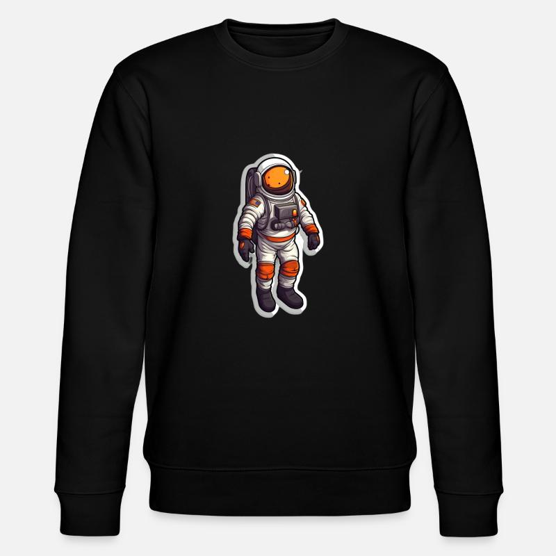 Weltraum-Nähe - Stanley/Stella Unisex Bio-Sweatshirt CHANGER  - Schwarz