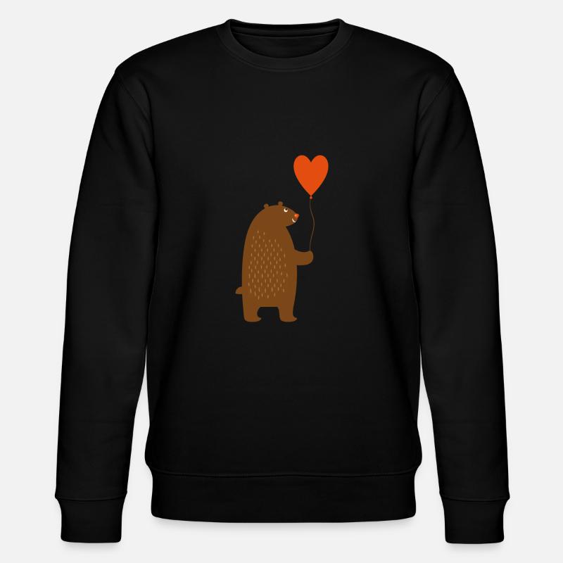 Wildtiere - Stanley/Stella Unisex Bio-Sweatshirt CHANGER  - Schwarz