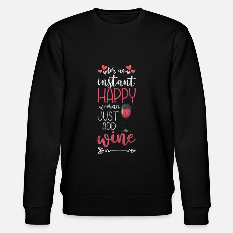 Kleeblatt Optimist - Stanley/Stella Unisex Bio-Sweatshirt CHANGER  - Schwarz