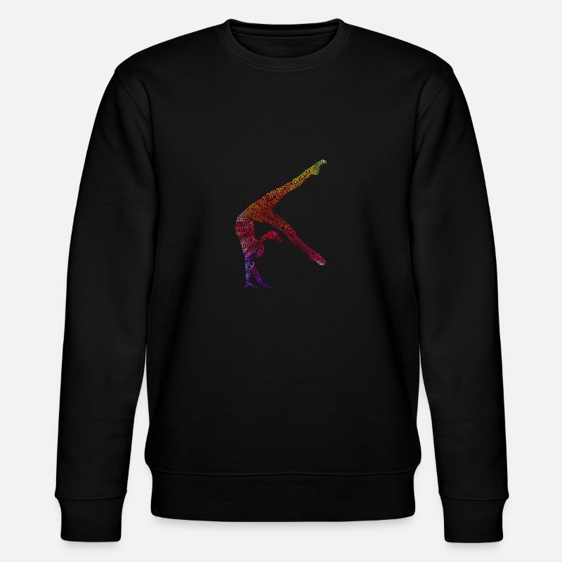 Gymnastic - Premium Design - Stanley/Stella Unisex Bio-Sweatshirt CHANGER  - Schwarz