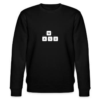 Pc - Stanley/Stella Unisex Bio-Sweatshirt CHANGER  - Schwarz - Vorne - Nik (191cm) & Marisol (170cm)