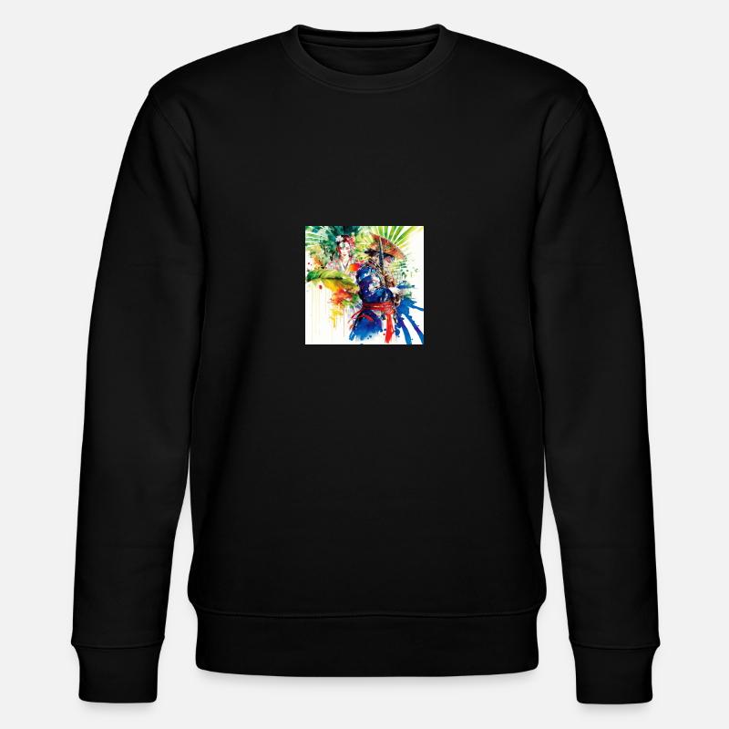 Samurai Fobidden Liebe - Stanley/Stella Unisex Bio-Sweatshirt CHANGER  - Schwarz
