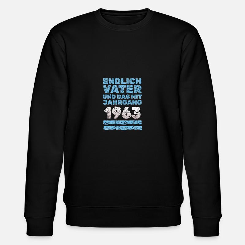 1963 - Stanley/Stella Unisex Bio-Sweatshirt CHANGER  - Schwarz