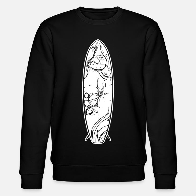 planche de surf de dessin animé - Sweat bio CHANGER Stanley/Stella Unisexe - noir