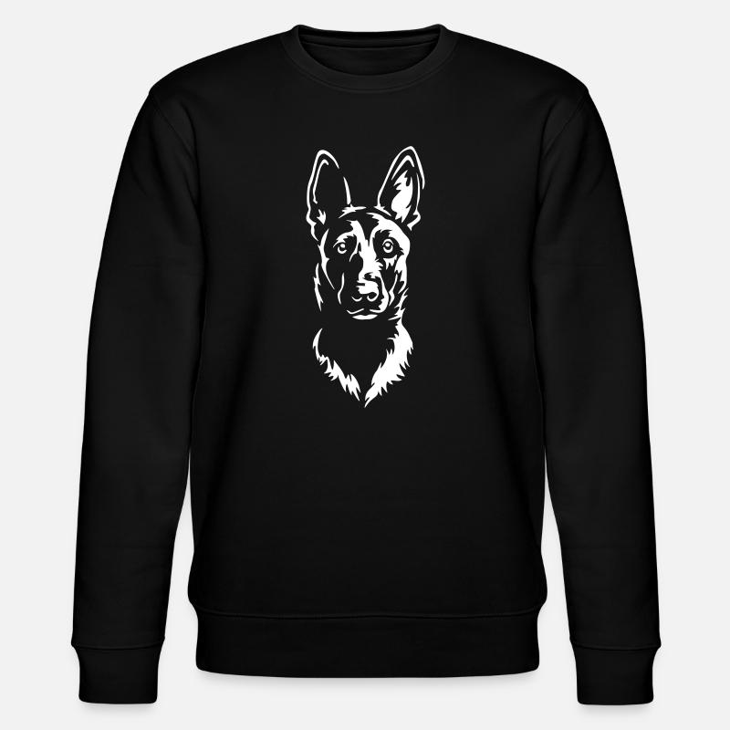 Hollandse Herder Head « Édition Noire » - Sweat bio CHANGER Stanley/Stella Unisexe - noir
