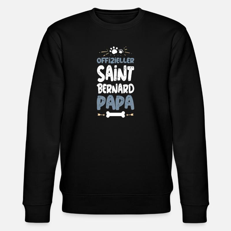 SAINT_BERNARD - Stanley/Stella CHANGER Unisex Organic Sweatshirt - black
