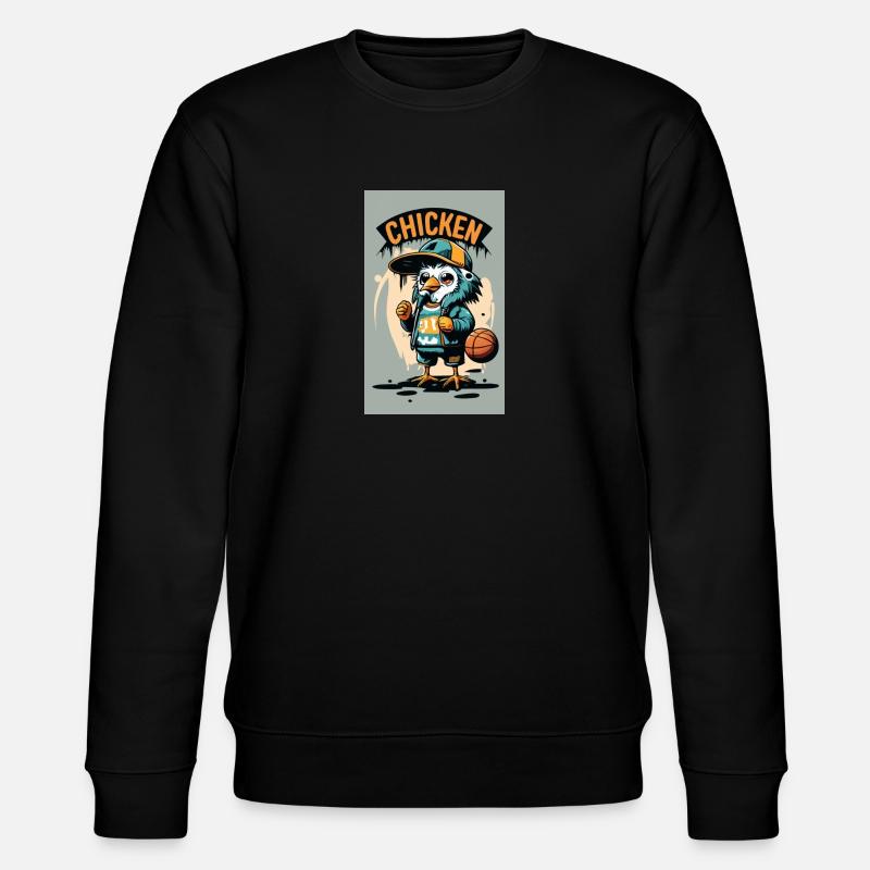 Cool Chicken - Stanley/Stella Unisex Bio-Sweatshirt CHANGER  - Schwarz