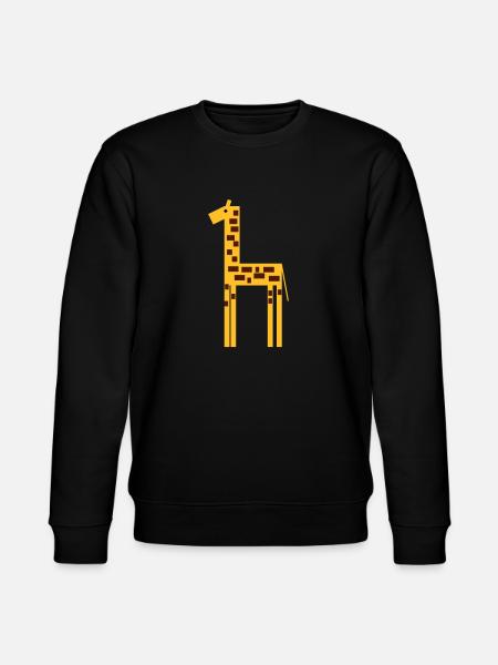 giraffe 2 - Stanley/Stella CHANGER Unisex Organic Sweatshirt - black