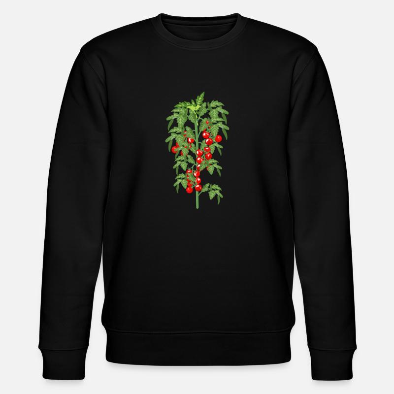 Tomate Garten Tomatenpflanze - Stanley/Stella Unisex Bio-Sweatshirt CHANGER  - Schwarz