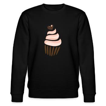 Muffin - Stanley/Stella Unisex Bio-Sweatshirt CHANGER  - Schwarz - Vorne - Nik (191cm) & Marisol (170cm)