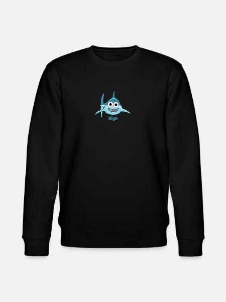 Haut Requin, Requin trippy - Sweat bio CHANGER Stanley/Stella Unisexe - noir