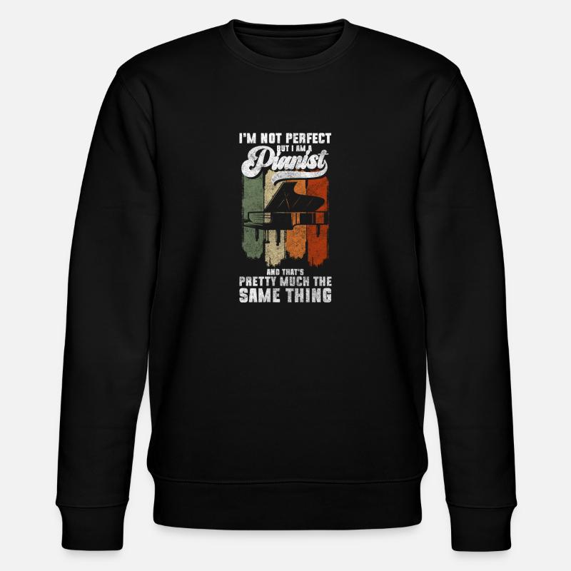 Pianiste Pianiste Classique - Sweat bio CHANGER Stanley/Stella Unisexe - noir