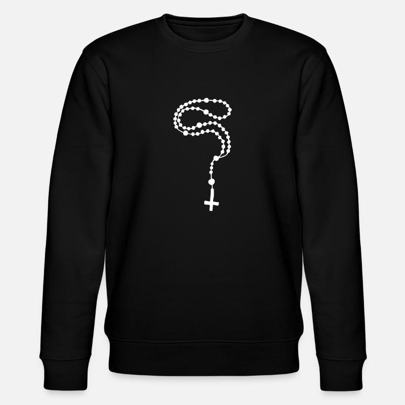 Rosenkranz - Stanley/Stella Unisex Bio-Sweatshirt CHANGER  - Schwarz