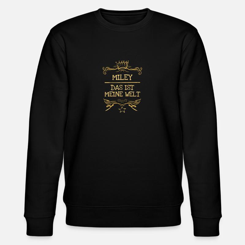 Miley - Stanley/Stella Unisex Bio-Sweatshirt CHANGER  - Schwarz
