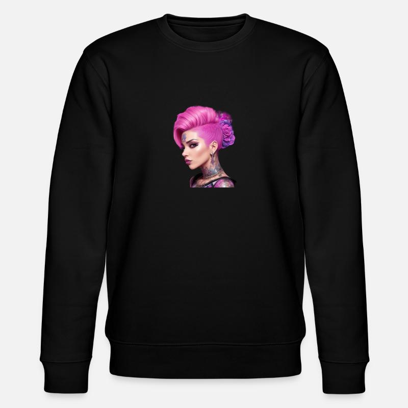 Anime - Stanley/Stella Unisex Bio-Sweatshirt CHANGER  - Schwarz