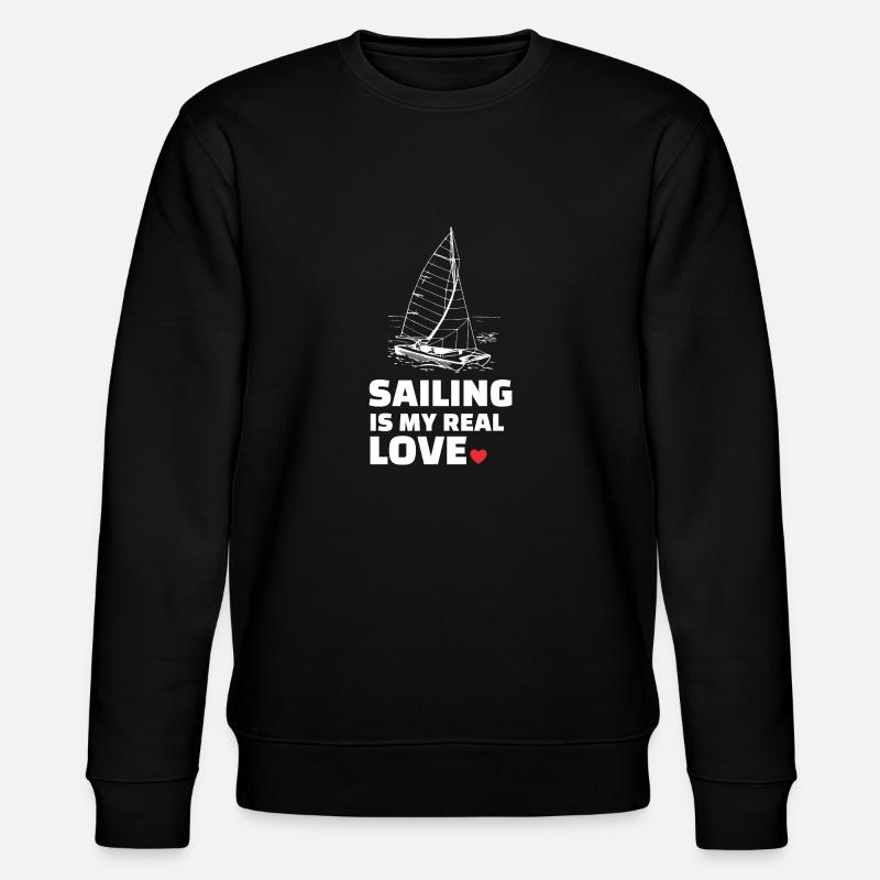 J’adore la voile - Sweat bio CHANGER Stanley/Stella Unisexe - noir