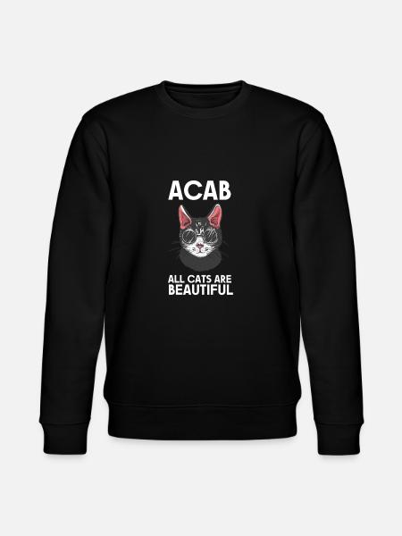 all cats are beautiful - Stanley/Stella CHANGER Unisex Organic Sweatshirt - black