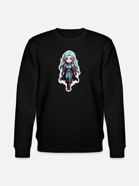 Dungeons & Dragon Magierin - Stanley/Stella Unisex Bio-Sweatshirt CHANGER - Schwarz