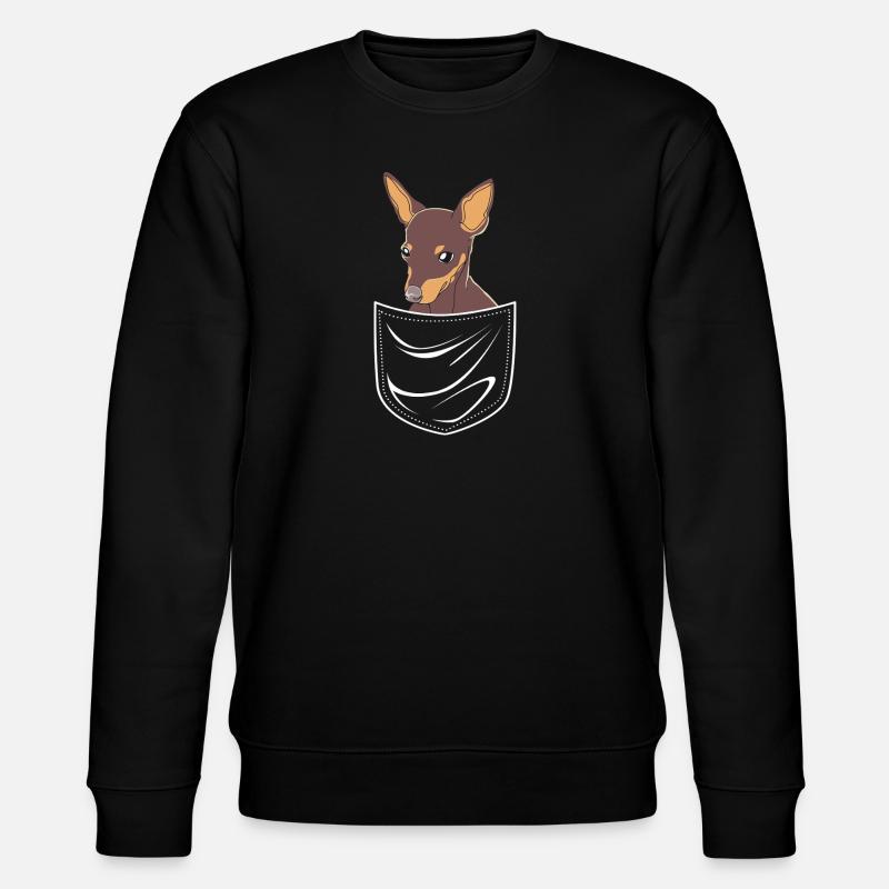 Zwergpinscher - Stanley/Stella Unisex Bio-Sweatshirt CHANGER - Schwarz