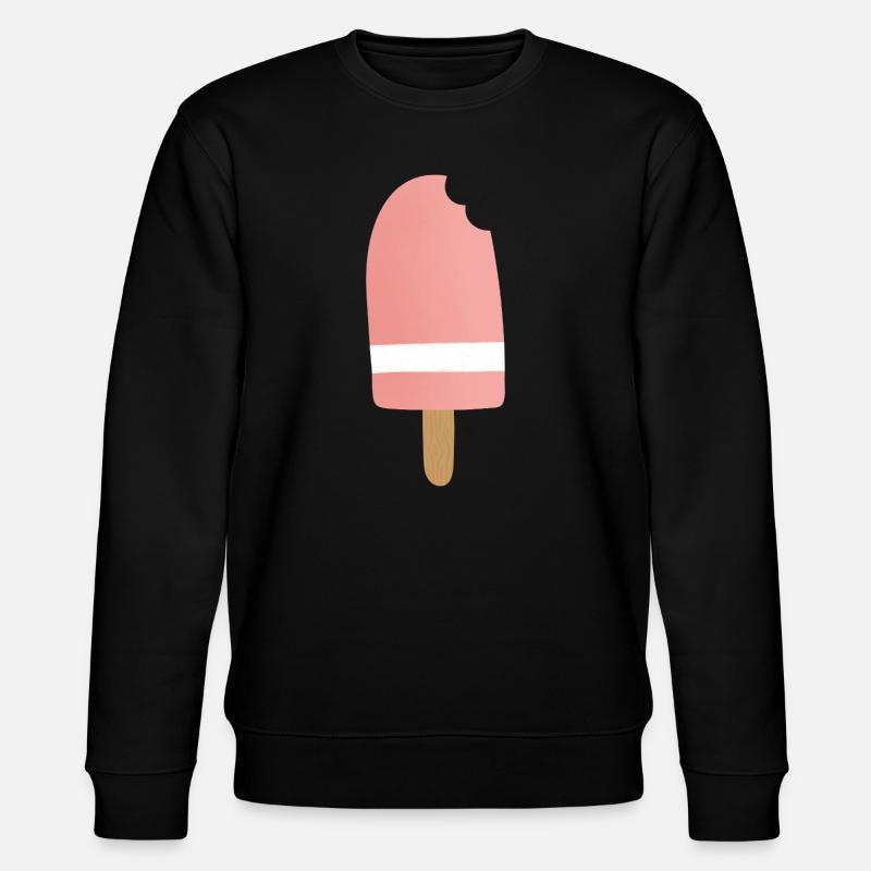 Morsure de popsicle rose dégradé - Sweat bio CHANGER Stanley/Stella Unisexe - noir