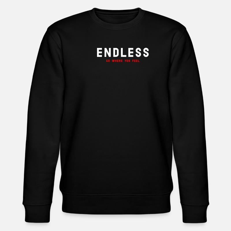 ENDLOS - Stanley/Stella Unisex Bio-Sweatshirt CHANGER  - Schwarz