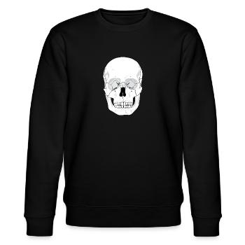 hallowee n754 - Stanley/Stella Unisex Bio-Sweatshirt CHANGER  - Schwarz - Vorne - Nik (191cm) & Marisol (170cm)