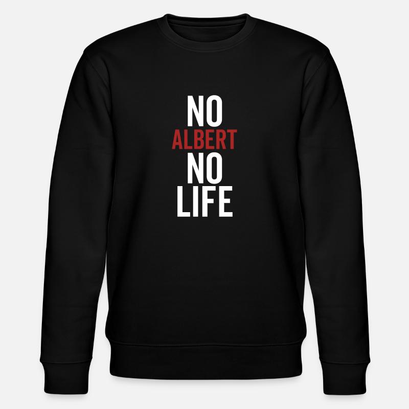 Kein Albert Kein Leben - Stanley/Stella Unisex Bio-Sweatshirt CHANGER  - Schwarz