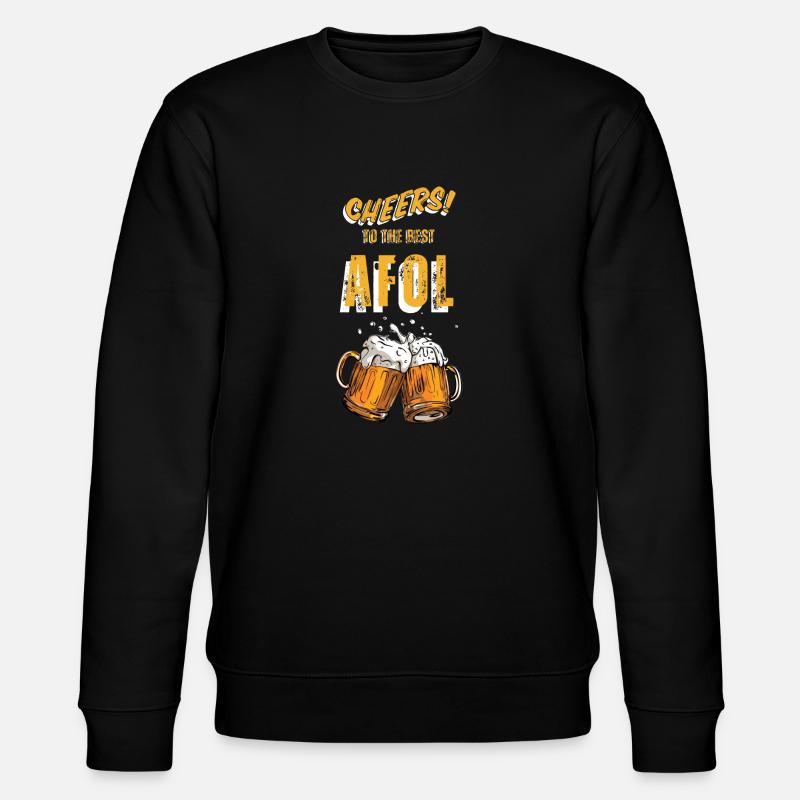 BEER - Stanley/Stella Unisex Bio-Sweatshirt CHANGER  - Schwarz