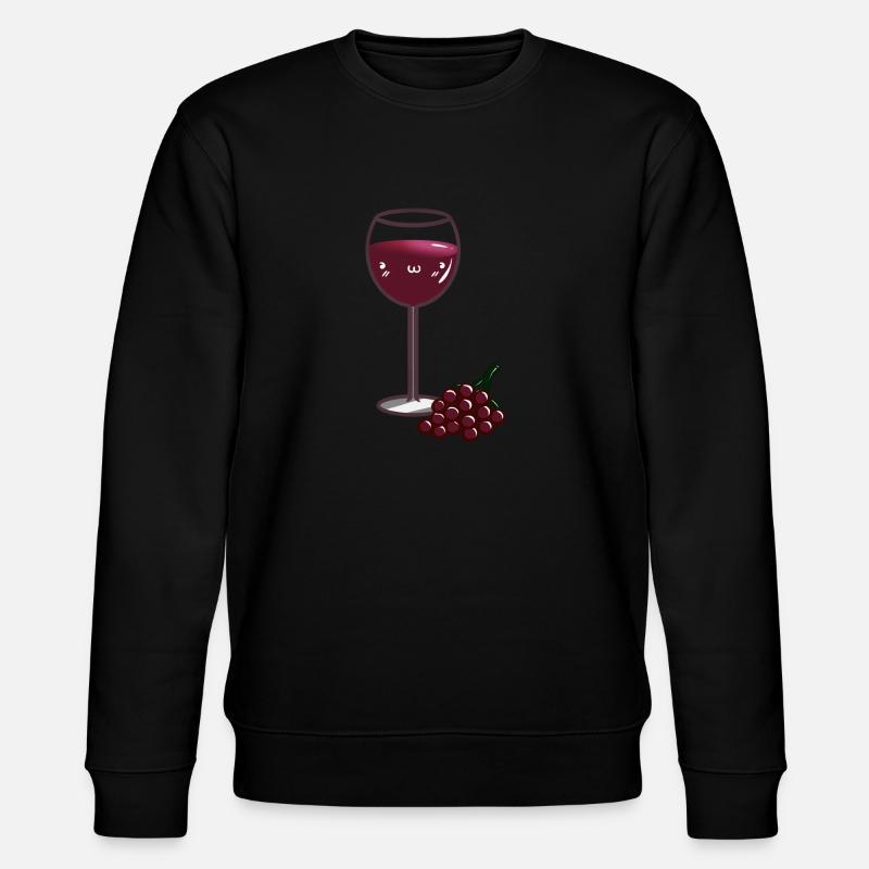 Süßer Wein - Stanley/Stella Unisex Bio-Sweatshirt CHANGER  - Schwarz