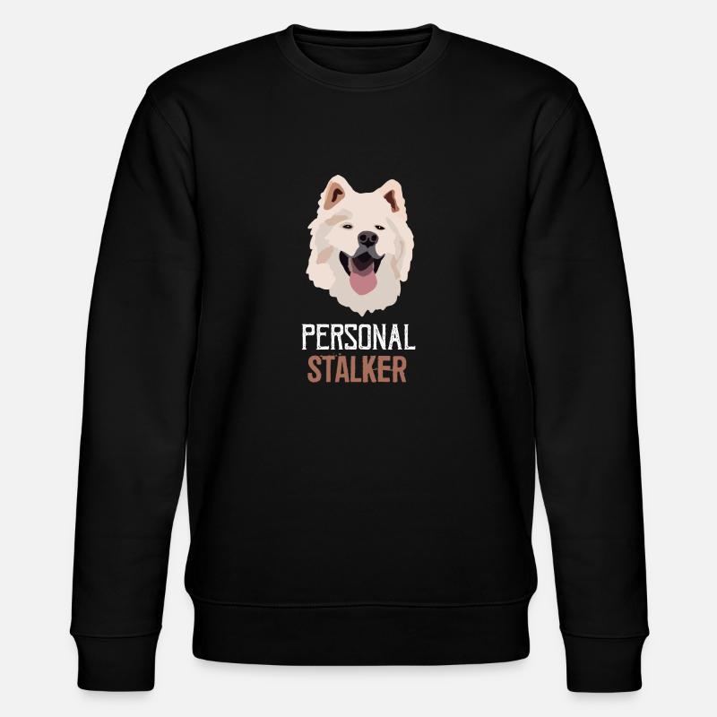 Personal Stalker Samoyed - Stanley/Stella CHANGER Unisex Organic Sweatshirt - black