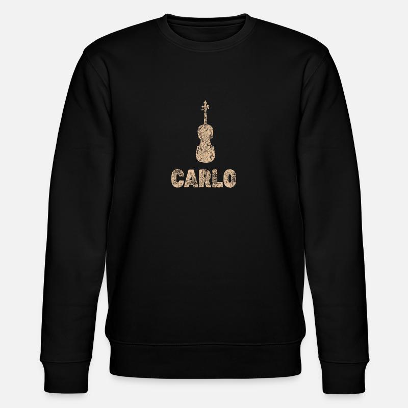 Carlo - Stanley/Stella Unisex Bio-Sweatshirt CHANGER  - Schwarz