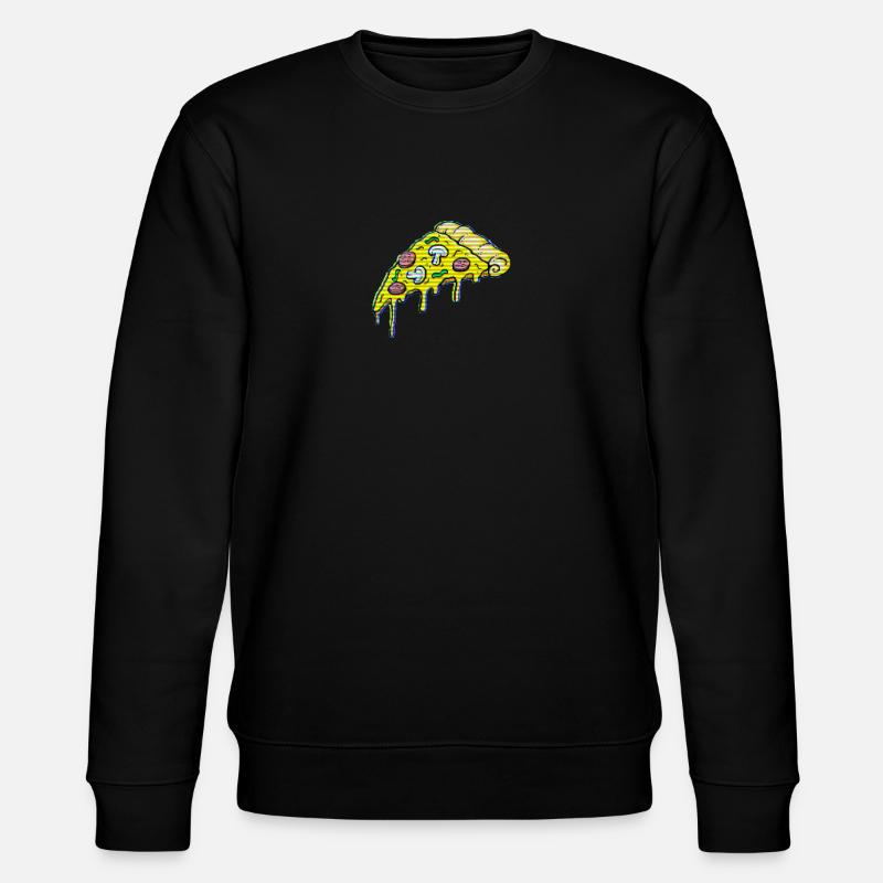 PIZZA - Stanley/Stella Unisex Bio-Sweatshirt CHANGER  - Schwarz