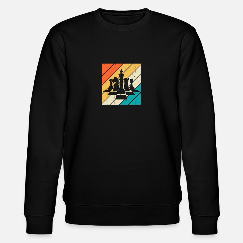 Chess - Stanley/Stella CHANGER Unisex Organic Sweatshirt - black