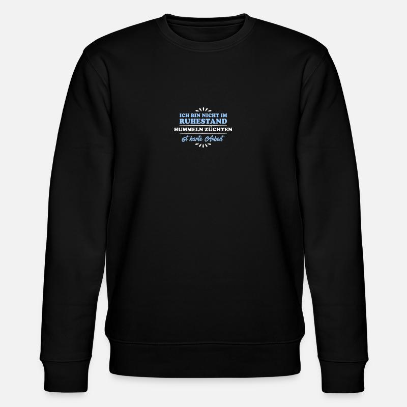 Retraité Retraité Bourdon Éleveur - Sweat bio CHANGER Stanley/Stella Unisexe - noir