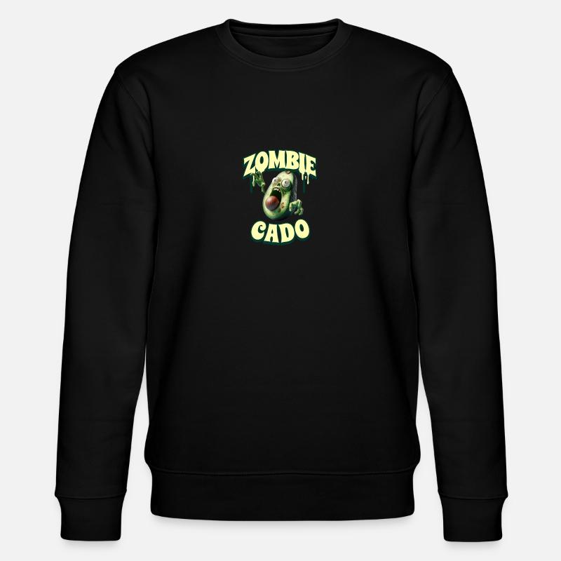 Zombie Avocat Zombiecado - Sweat bio CHANGER Stanley/Stella Unisexe - noir