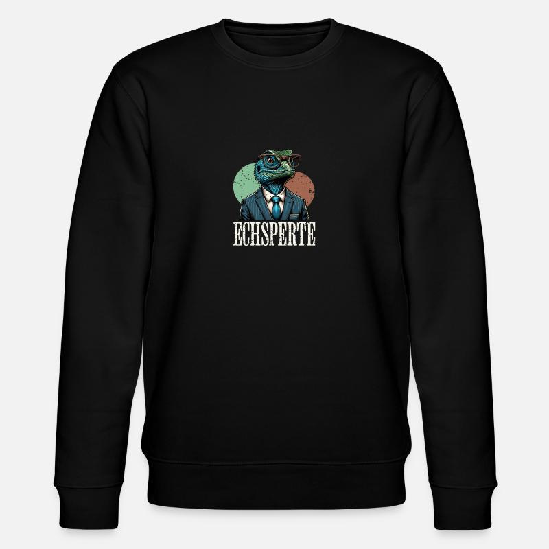 Echsperte - Stanley/Stella Unisex Bio-Sweatshirt CHANGER  - Schwarz