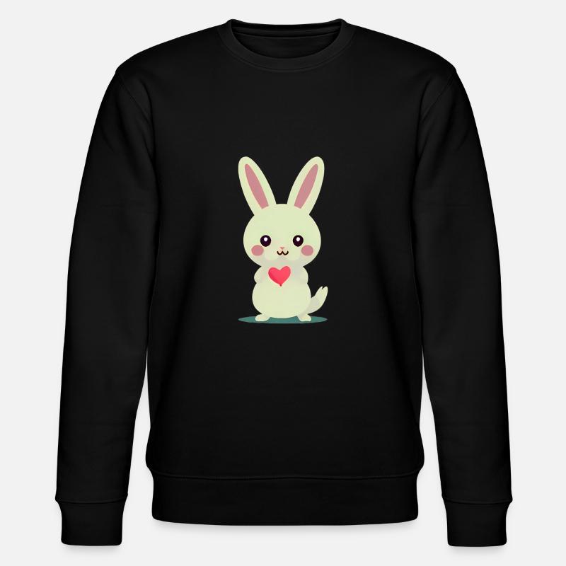 Rabbit - Stanley/Stella CHANGER Unisex Organic Sweatshirt - black