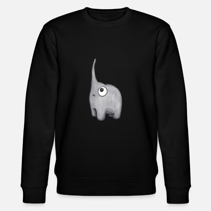 Petit éléphant - Sweat bio CHANGER Stanley/Stella Unisexe - noir