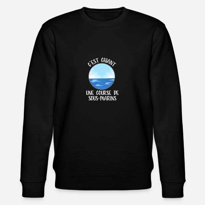 course de sous-marins - Sweat bio CHANGER Stanley/Stella Unisexe - noir