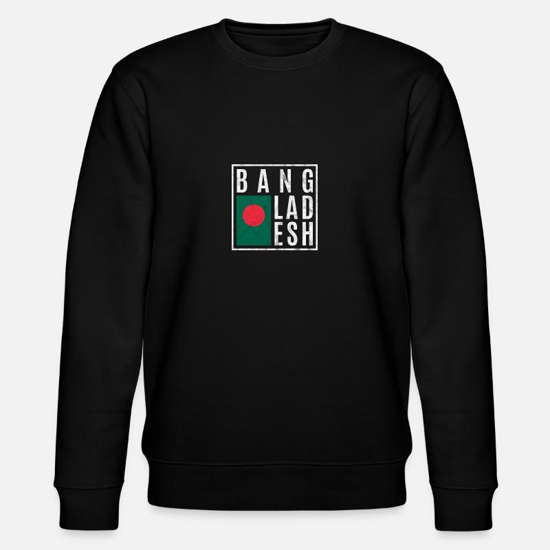 Bangladesch - Stanley/Stella Unisex Bio-Sweatshirt CHANGER  - Schwarz