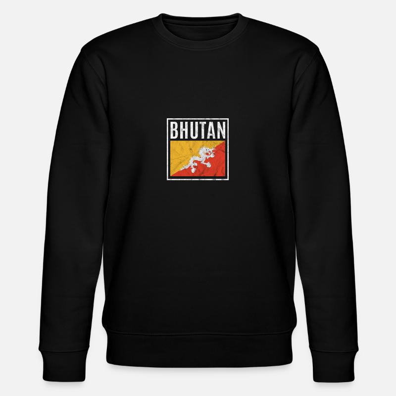 Bhoutan - Sweat bio CHANGER Stanley/Stella Unisexe - noir