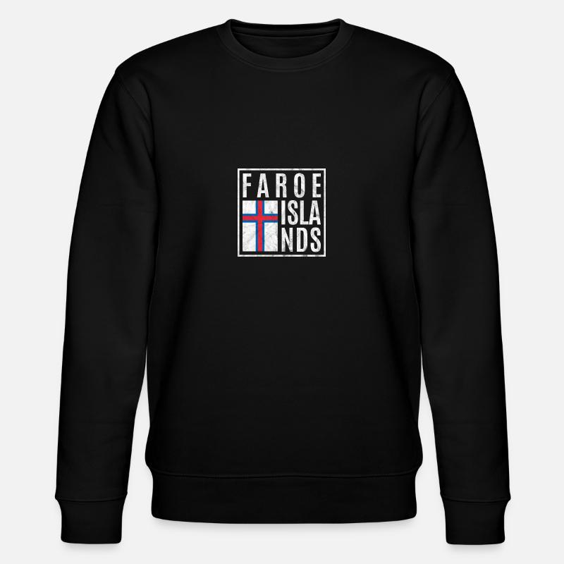 Färöer Inseln - Stanley/Stella Unisex Bio-Sweatshirt CHANGER  - Schwarz