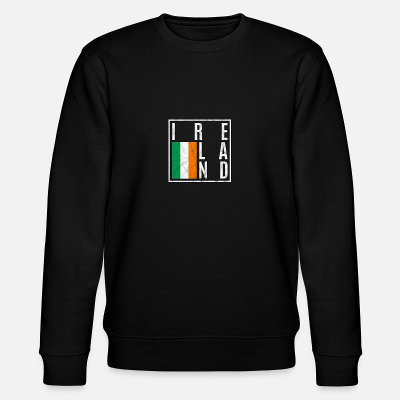 Irland - Stanley/Stella Unisex Bio-Sweatshirt CHANGER  - Schwarz