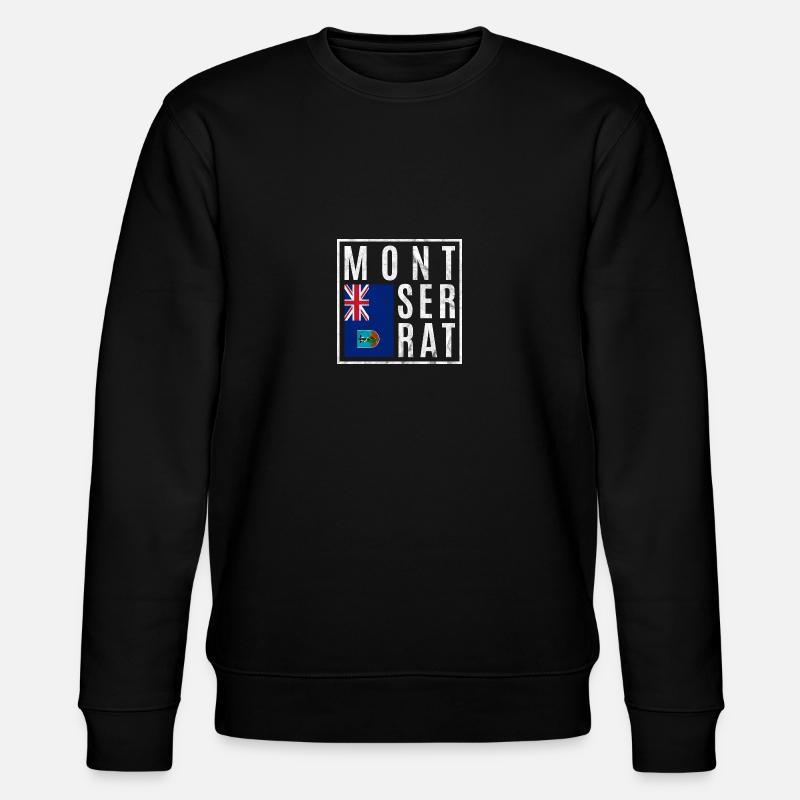 Montserrat - Stanley/Stella Unisex Bio-Sweatshirt CHANGER  - Schwarz