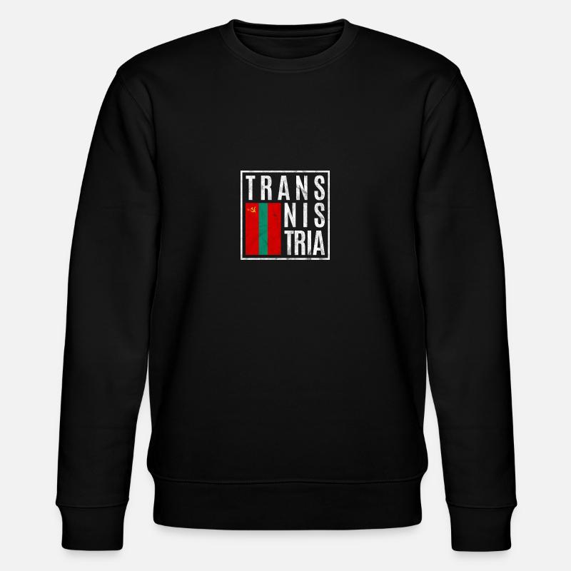 Transnistrien - Stanley/Stella Unisex Bio-Sweatshirt CHANGER - Schwarz