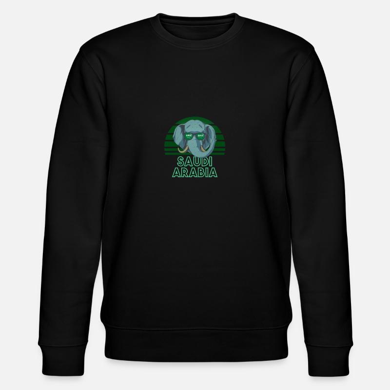 Saudi-Arabien - Stanley/Stella Unisex Bio-Sweatshirt CHANGER  - Schwarz