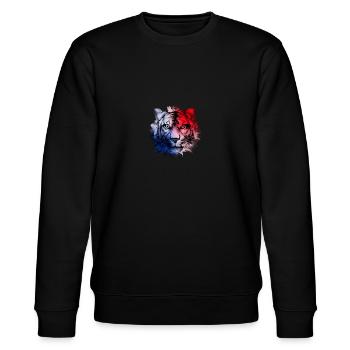 Panama - Stanley/Stella CHANGER Unisex Organic Sweatshirt - black - Front - Nik (191cm) & Marisol (170cm)